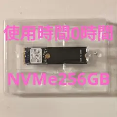 KIOXIA M.2 NVMe SSD 256GB 使用時間0時間