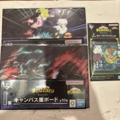 緑谷出久　キャンバス風ボード　ラバーチャーム