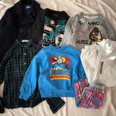 明日終了！7点まとめ売り　男の子140 アウター　通学通園着替え　トレーナー