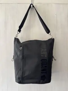 MARY QUANT ブラック 3way 斜めがけ　ショルダーバッグ　リュック