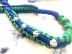 野球ビーズ付き　パラコードスマホストラップ／ネックストラップ　スマホショルダー