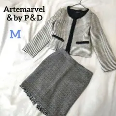 アルテマーベル　アンドバイピンキーアンドダイアン　ツイードスーツセットアップ