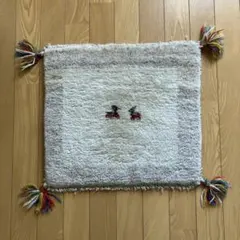 ギャッベマット　手織りイラン製