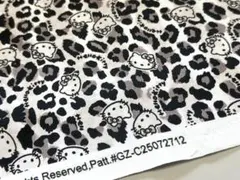 生地.シチンク.綿100%.幅110cm×1m.KT豹柄.2712