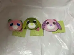 新品未使用 3種セット お茶犬＆お茶猫 マスコットバッジvol.1②