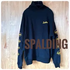 ♪● SPALDING スポルディング プリント ロゴ タートルネックスウェット