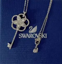 ☆SWAROVSKIスワロフスキー ネックレス カラフルスワロフスキー ループ 