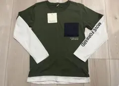 新品未使用タグ付き　ruava 重ね着風ロンT 130㎝