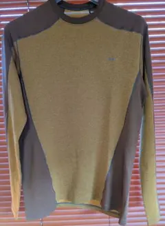 パタゴニアキャプリーンブラウン×マスタード