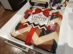 COMTH BIG BLANKET 幾何学模様　ブランケット