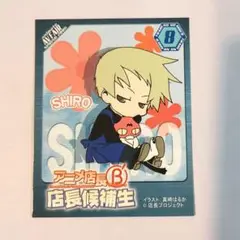 アニメ店長 びーだっしゅ 店長候補生 SHIRO カード