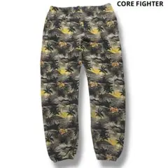 CORE FIGHTER スウェットパンツ 総柄 アロハ 38 カリフォルニア製