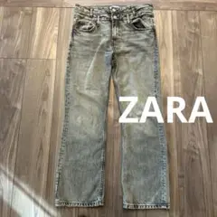 ZARA ザラ　デニム　パンツ　ジーンズ　グレー　完売品