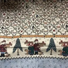 usaコットン 全幅×1メートル位 クリスマス