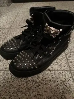 PHILIPP PLEIN スタッズ付きスニーカー