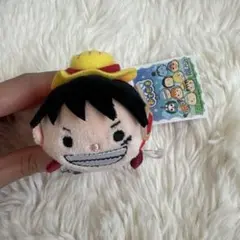 ワンピース　ムギムギおてだま ルフィ　マスコット　ぬいぐるみ　麦わらストア