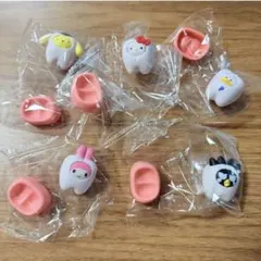 13☆ サンリオキャラクターズ　みんなでなっちゃお！ 歯 5種セット