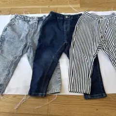 branshes ガーデナーテーパード　パンツ　3本セット 110cmのサムネイル
