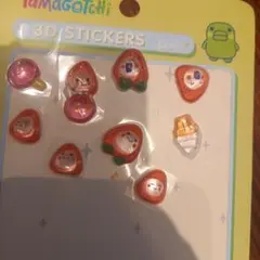 m*a様 たまごっち 3Dステッカー 9枚セット ボンボンドロップシール