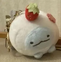 いちごだいふく ぶらさげ ぬいぐるみ とかげ すみっコぐらし堂 和菓子 大福