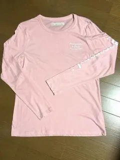 ⭐️Abercrombie&Fitch⭐️ロングスリーブ⭐️ピンク⭐️中古美品⭐️