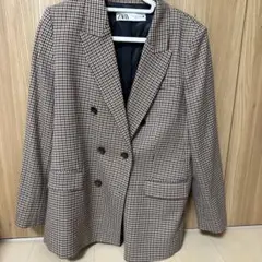 1回着用 ZARA ザラ チェックスーツ ジャケット パンツ 上下セットアップ ZARA - ZARA MAN☆新品タグ付☆チェック柄☆セットアップ