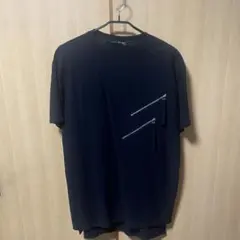 ON/OFF ダブルジップ Tシャツ ブラック