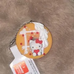 ハローキティ ドーナツ型ボールチェーンキーホルダー