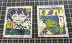 【僕のヒーローアカデミア】オーロラステッカーコレクション　緑谷出久2枚