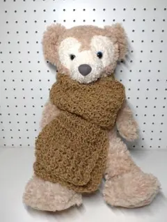 マフラー スヌード ネックウォーマ 無地 シンプル 手編み 毛糸 ハンドメイド