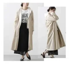 新品　下げ札あり　Gready Brilliant 撥水Ｕ　ノーカラーコートのサムネイル