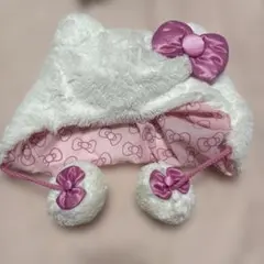 ハローキティ ファー帽子