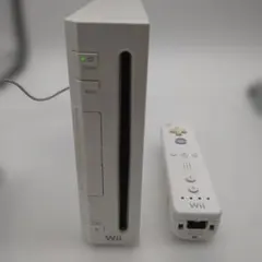 任天堂 Wii 本体セット ホワイト 通電確認済み スタンド・リモコン付き
