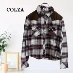zC940【M】COLZA シャツ チェック コーデュロイ スナップボタンのサムネイル