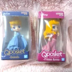 ディズニーQposket シンデレラ&オーロラ姫2点セット