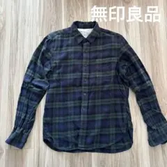 無印良品 チェック ネルシャツ Mサイズ