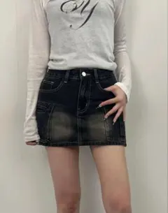 emmy デニムミニスカート Sサイズ