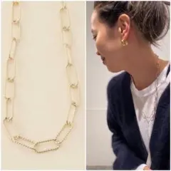 【LAURA LOMBARDI】 ROSA CHAIN ネックレス