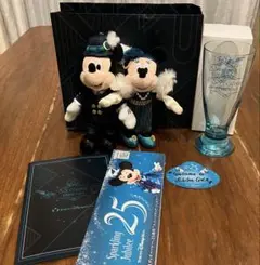 (非売品)東京ディズニーシー 25周年記念 タンブラー＆ネックストラップ 非売品)東京ディズニーシー 25周年記念 タンブラー＆ネックストラップ