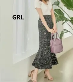 GRL ダルメシアン柄 マーメイドフレアスカートのサムネイル