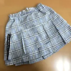 ALGY チェック柄キュロット　バックル付き　130㎝