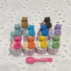♡ミニチュアカラフルスイーツセットNo.117