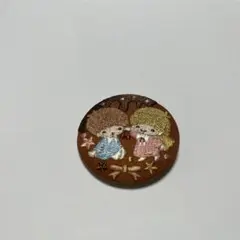 サンリオキャラクター 刺繍缶バッジ3