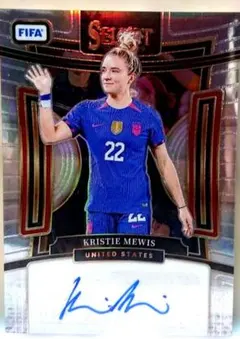 kristie mewis 直筆 サイン panini auto カード usa