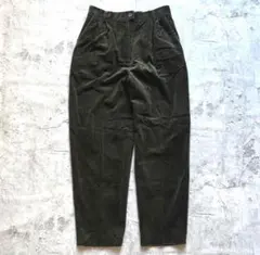 80s 太畝 コーデュロイパンツ オリーブ ミリタリーパンツ ヴィンテージ