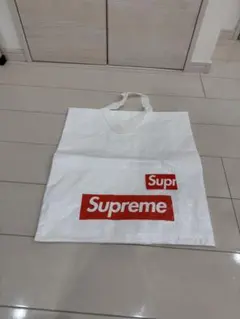 Supreme ショップ袋 ホワイト　大きめ