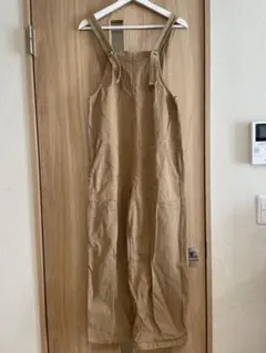 ベージュ コットン オーバーオールZARA