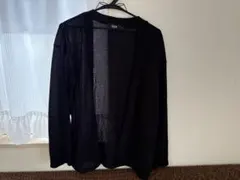 AZUL by MOUSSY ブラックカーディガン Mのサムネイル