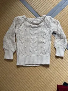 GAP ケーブルニットセーター 100cm アイボリー