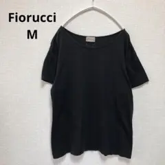 【Fiorucci 】ブラック 半袖 Tシャツ シンプル ゆったり 日本製　Mのサムネイル